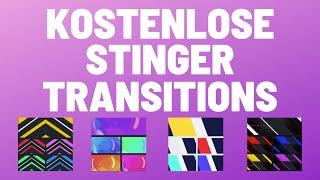 10 Stinger Transitions for FREE I Streamlabs OBS Tutorial 2021