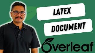 Introduction to LaTeX on Overleaf | Tutorial 1