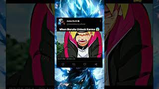 When Boruto Unlock Karma  || #shorts #shortvideo #naruto #narutoshippuden #boruto #karma #viral