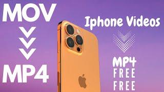 How to convert MOV to MP4 format in few seconds FREE | Iphone Video convert to MP4 FREE.