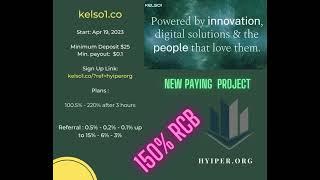 www.kelso1.co ***** NEW PAYING PROJECT ***** 150% RCB *****