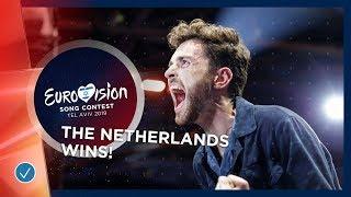 Duncan Laurence from The Netherlands wins the 2019 Eurovision Song Contest