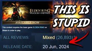 Elden Ring DLC Review Bombed for being TOO HARD