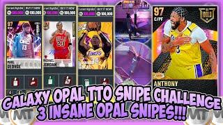 NBA2K21 - GALAXY OPAL TTO SNIPE CHALLENGE!!! 3 INSANE OPAL SNIPES!!! TONS OF MT MADE!! RARE SNIPE!!