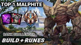 WILD RIFT TOP 1 MALPHITE - CHALLENGER FULL RANKED