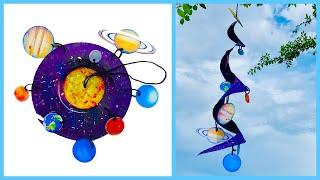 Spiral Planet Craft | How to make spiral plate Solar System | Simple Planets order project for kids