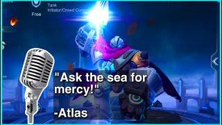 NEW HERO ATLAS VOICE LINES - MOBILE LEGENDS