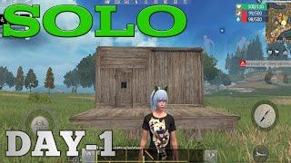 START SOLO JOURNEY DAY-1 || LAST DAY RULES SURVIVAL GAMEPLAY