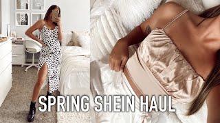 SHEIN TRY ON HAUL SPRING 2021 || Trendy Spring Tops, Dresses, Shoes, Shorts, Spring Shein Haul