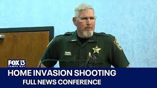 Full news conference: Deadly home invasion shooting in Manatee County