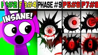 Purple Durple React to TRUE NEW ALL PHASES Incredibox Sprunki 1 to Phase 9 to Phase 100