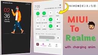 REALME CONTROL CENTRE MIUI THEME FOR ALL MIUI PHONES . MIUI TO REALME UI THEME.