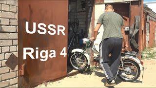 Dismantling moped USSR Riga 4 ASMR