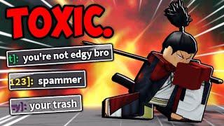 Using ATOMIC SAMURAI To DESTROY TOXIC PLAYERS *FREE* | The Strongest Battlegrounds