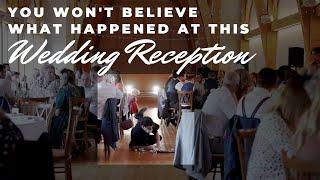 You won't believe what happened at this wedding reception!