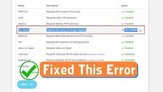 how to fix gd library extension not available with this php installation on xampp localhost