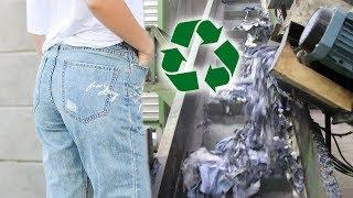 How Old Clothes Can Become New Clothes | Textile Recycling ️