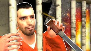 Escaping from Prison in Gmod! - Garry's Mod Multiplayer Gameplay