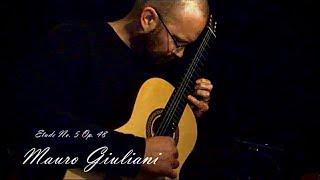 Mauro Giuliani. Etude: No. 5 Op. 48. Classical guitar played by: Tobias Nilsson.