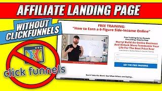 How to Create Landing Page for Affiliate Marketing