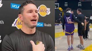 JJ Redick starts CRYING after HOME FIRE & Austin Reeves had to comfort him during interview!