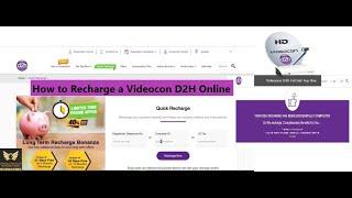 How to Recharge a Videocon D2H Online