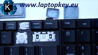 How to install key in keyboard DELL E5520 E5530 E6520  and many others...