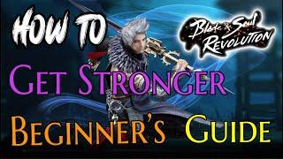 Blade & Soul Revolution - How to get STRONGER Beginner's Guide F2P Dungeons Enhancement Repair