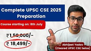 Complete UPSC CSE preparation from Prelims to Interview | UPSC Essential 2025