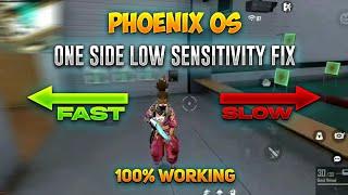 Free Fire One side Low Sensitivitiy fix in phoenix os | Phoenix Os Right side Low sesnsitivity Fix