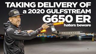 Grant Cardone Takes Delivery of a 2020 Gulfstream G650ER