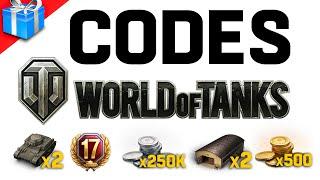 World of Tanks Codes 2024  WoT Gold + Premium