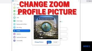 How to Change your Zoom Profile Picture on PC