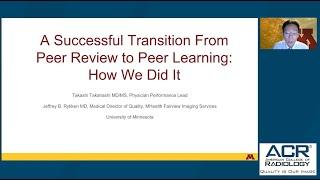 A Successful Transition From Peer Review to Peer Learning: How We Did It