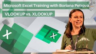 VLOOKUP vs XLOOKUP - Microsoft Excel Training with Boriana Petrova