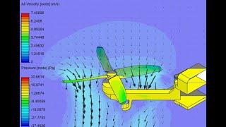 CFD simulation of a drone propeller in SimScale platform (English, 5 minutes)