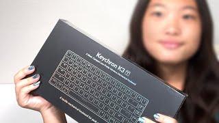 Unboxing the Keychron K3 Keyboard: Unbox & Typing Test
