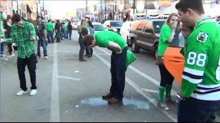 Wrigleyville St Paddy's getting sloppy 6:30pm  3/14/15