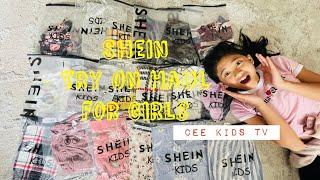 SHEIN Try on Haul for Girls 2021 | CEE Kids Tv | Shein for Girls Canada Edition| Major Haul