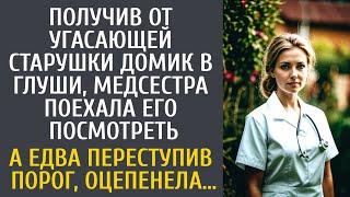 Получив от угасающей старушки домик в глуши, медсестра поехала его посмотреть… А переступив порог…