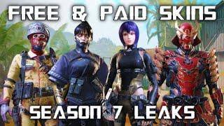 SEASON 7 LEAKS | All Free, Lucky Draw, Crate, & Bundle Characters Skins | COD Mobile | CODM