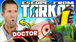 ER Doctor REACTS to Wildest Escape from Tarkov Healing Animations