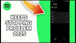 How To Fix Spotify Keeps Stopping  Problem 2025