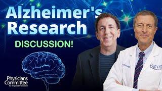 Dr. Dean Ornish and Dr. Neal Barnard Discuss Alzheimer's Research | Live at ICNM!