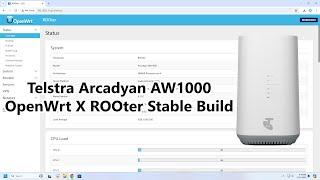 OpenWrt x ROOter Firmware Stable Build for Telstra Arcadyan AW1000