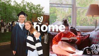 home vlog | grad festivities, family, food & finding new inspiration