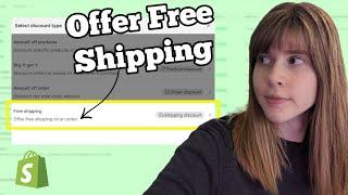 Free Shipping Discount Codes for Your Shopify Store - How to Create Them with Examples
