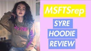 SYRE HOODIE REVIEW MSFTSrep Jaden Smith