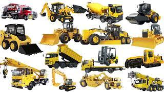 Jenis Jenis ALAT BERAT KONSTRUKSI - Excavator,  Backhoe, Bulldozer, Dump Truck,Crane, Road Roller