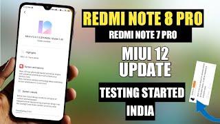 Good News Redmi Note 8 Pro MIUI 12 India Update Testing Start | Redmi Note 8 Pro MIUI 12 Update